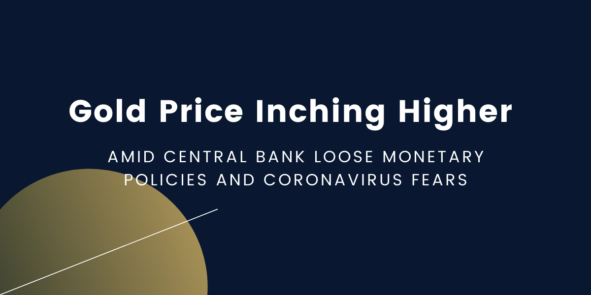 Gold-Price-Inching-Higher-Amid-Central-Bank-Loose-Monetary-Policies-and-Coronavirus-Fears